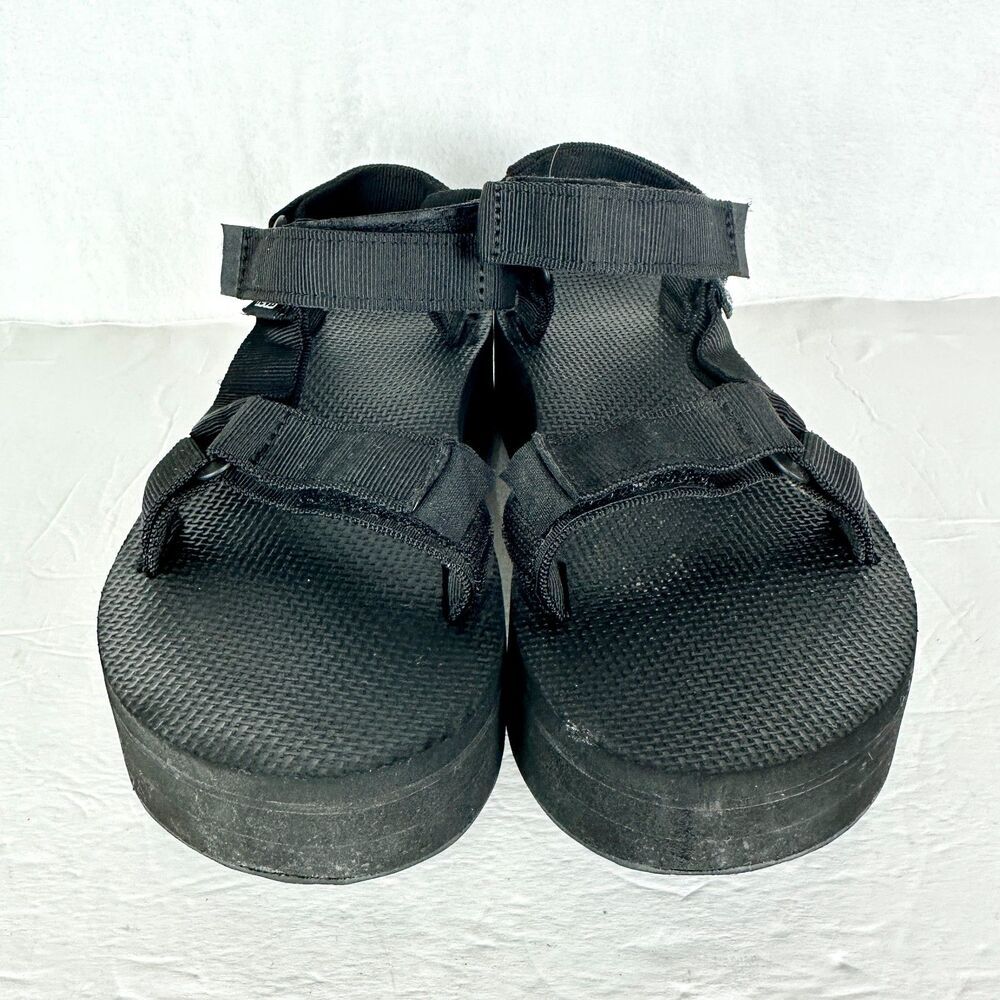 Teva Women's Flatform Universal Sandal Size 6 Black Outdorr Gorpcore Hiking - Picture 5 of 8